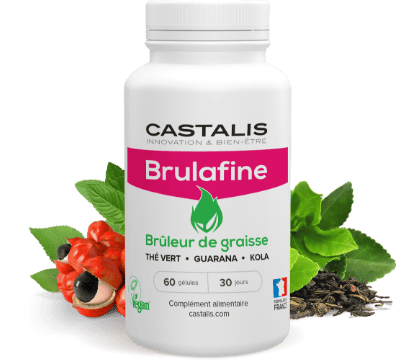 Boîte de complément alimentaire Brulafine contenant 60 gélules