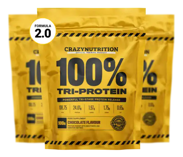 Crazy Nutrition 100% Tri Protein
